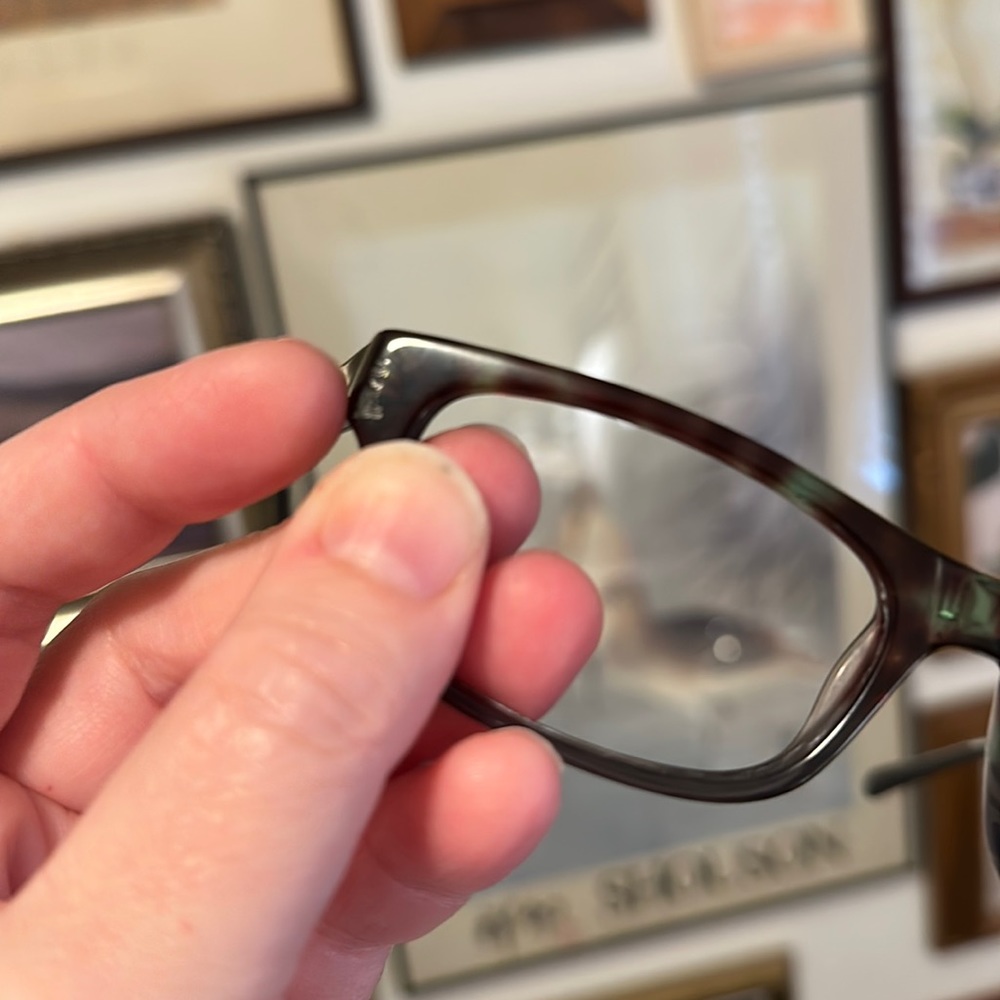 Cole Haan Glasses Frames Only Green Tortoise - Picture 8 of 8